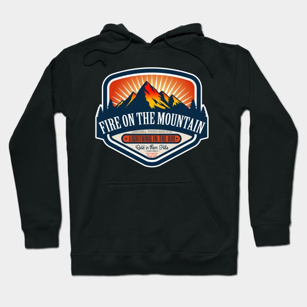 Fire on the Mountain by the Marshall Tucker Band Hoodie by hauntedjack